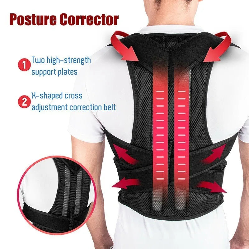 Back Brace Posture Corrector for Women and Men Back Lumbar Support Shoulder Posture Support for Improve Posture