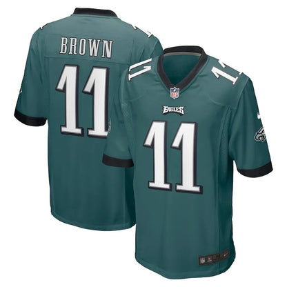 Philadelphia Eagles A.J. Brown Midnight Green Jersey