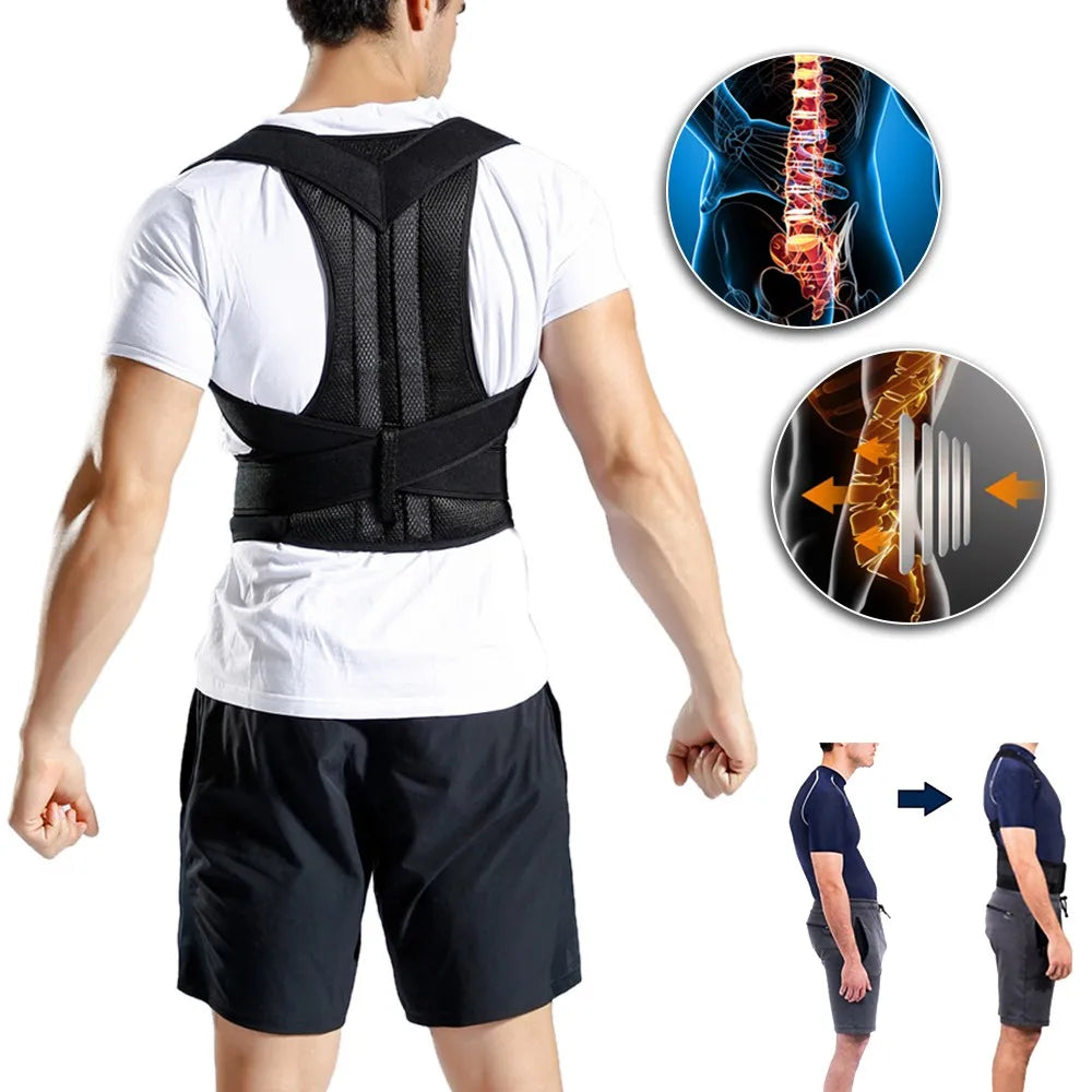 Back Brace Posture Corrector for Women and Men Back Lumbar Support Shoulder Posture Support for Improve Posture