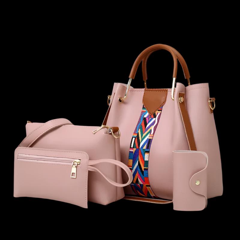 4-Piece Set Women Handbag