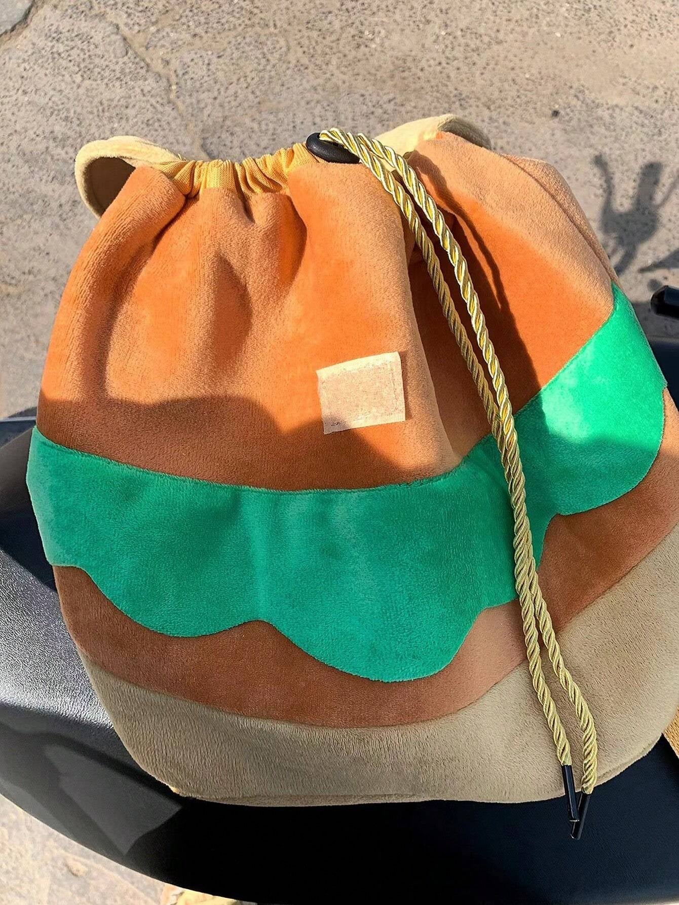 Hamburger Flip Top Backpack 