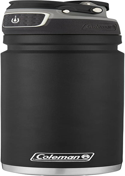 Freeflow Vacuum-Insulated Stainless Steel Water Bottle with Leak-Proof Lid, 24Oz Bottle with Button-Operated Lid & Carry Handle