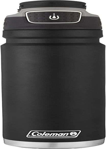 Freeflow Vacuum-Insulated Stainless Steel Water Bottle with Leak-Proof Lid, 24Oz Bottle with Button-Operated Lid & Carry Handle