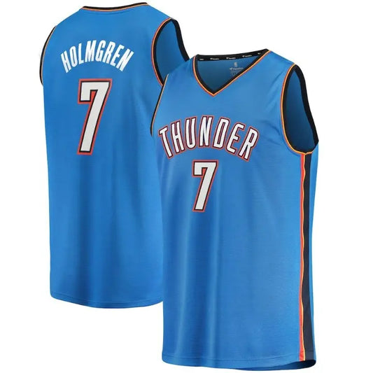 Men's Oklahoma City Thunder Jersey Chet Holmgren