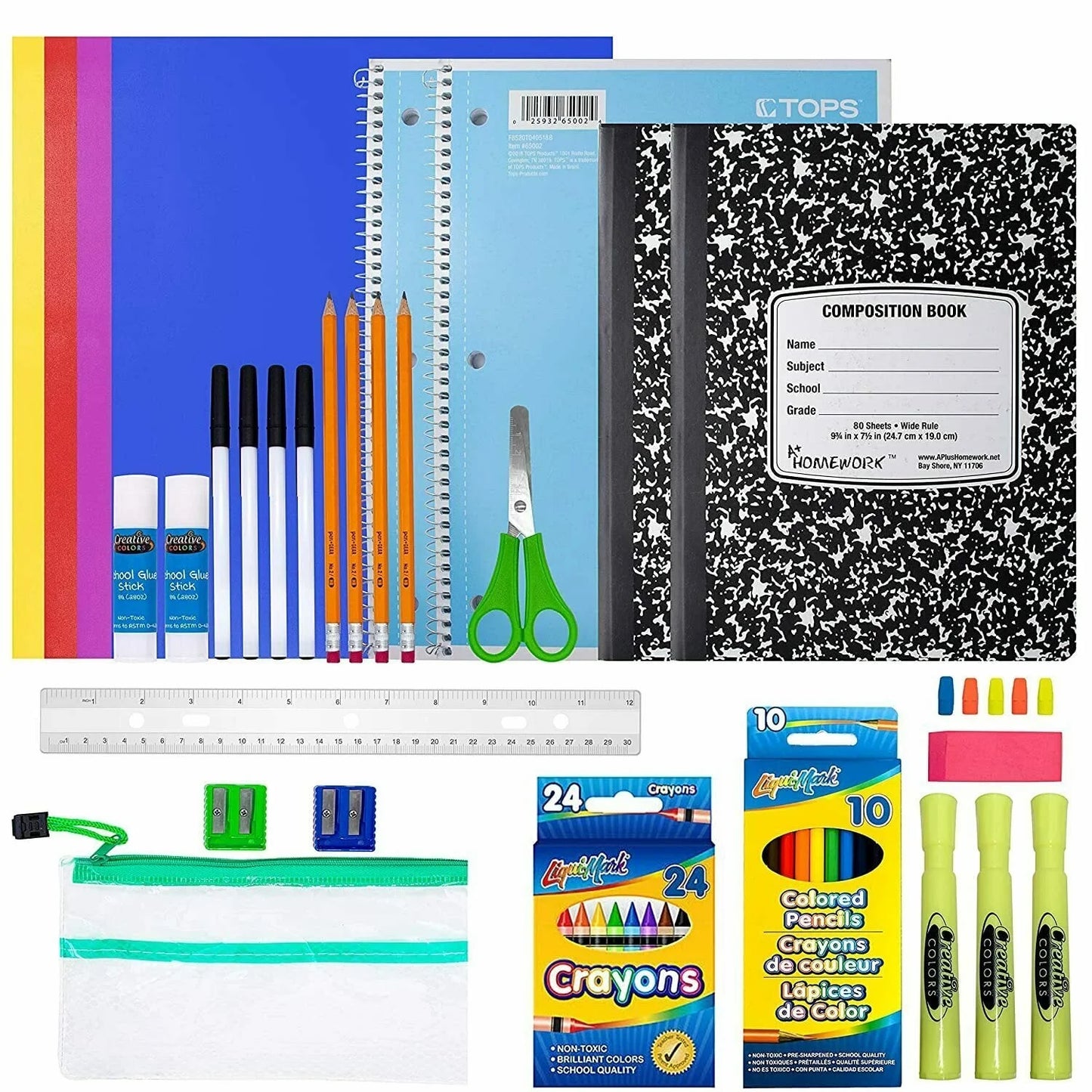  Back to School Supplies Bundle Kit