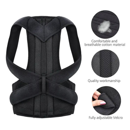 Back Brace Posture Corrector for Women and Men Back Lumbar Support Shoulder Posture Support for Improve Posture