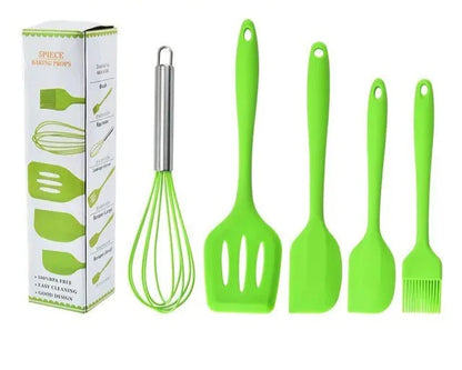 5/12pc Kitchen Utensil Set w/ Wooden Handle