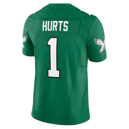 Throwback Philadelphia Eagles Jalen Hurts Kelly Green Jersey