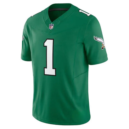 Throwback Philadelphia Eagles Jalen Hurts Kelly Green Jersey