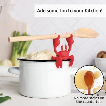 "Crabbie" Silicone Spoon Holder