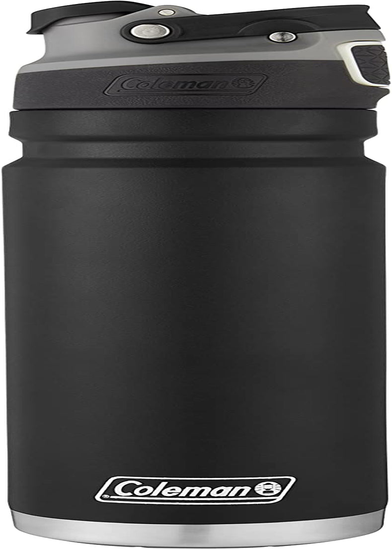 Freeflow Vacuum-Insulated Stainless Steel Water Bottle with Leak-Proof Lid, 24Oz Bottle with Button-Operated Lid & Carry Handle