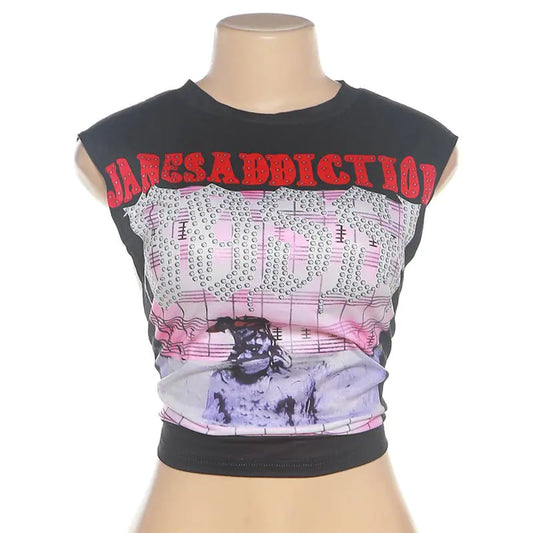 Street Wear "Janes Addiction" Cropped Tank