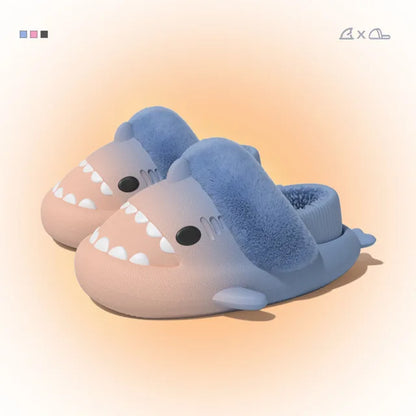 Plush Shark Slippers